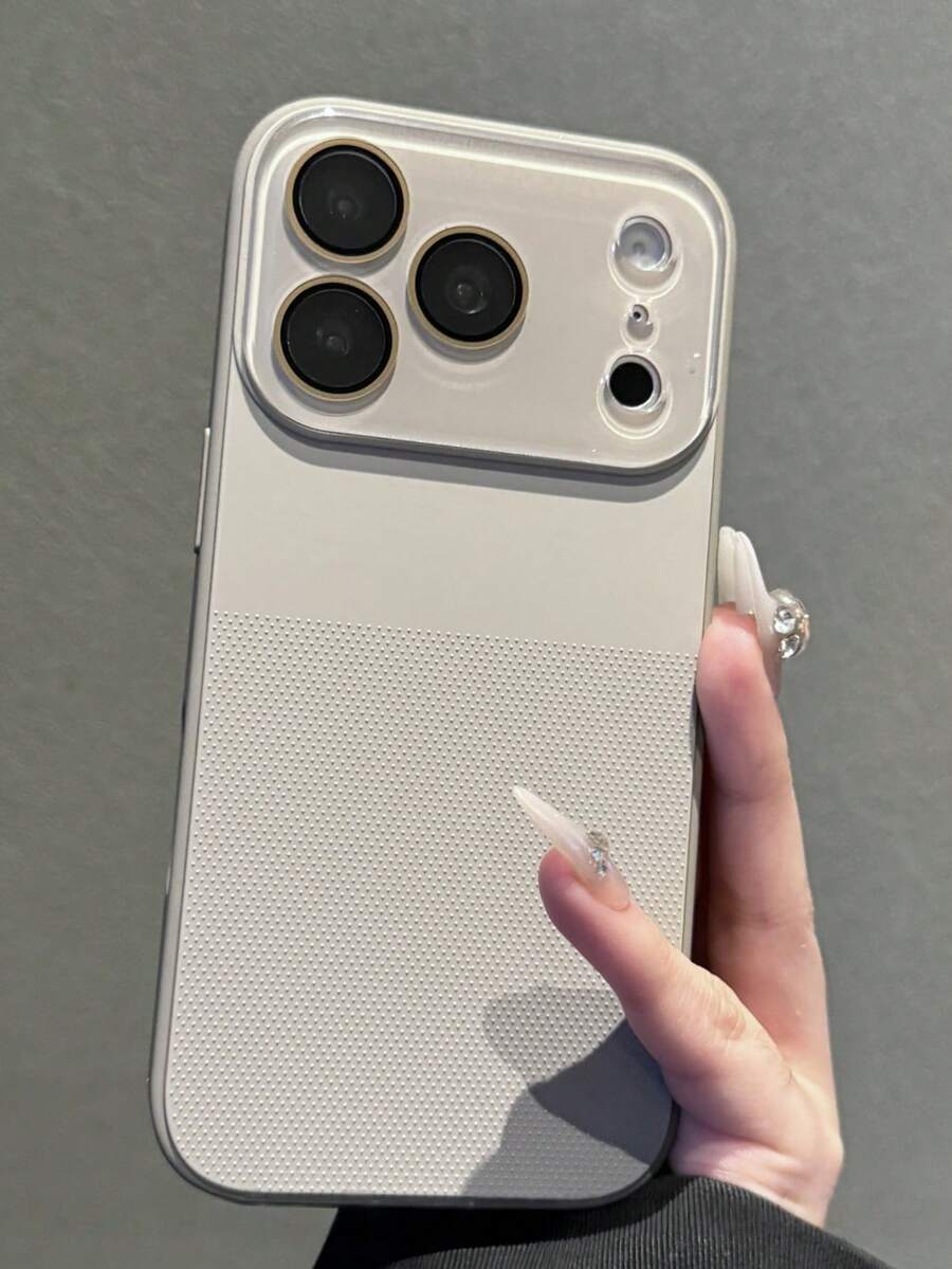 1 pieza Funda de teléfono magnética de silicona líquida con textura antideslizante compatible con iPhone 17 16 15 Pro Max Carga inalámbrica | Tacto suave similar a la piel | Protección de Body completo | Combina con la sensación de silicona premium de la serie 17