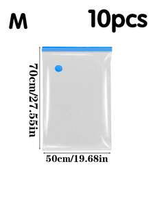 10/5/1pc Vacuum Compression Bags, Portable Travel Storage Bags, Dust-Proof Compression Bags, Large Capacity Compression Bags, Travel Clothing Compression Bags, Closet Storage Compression Bags, Foldable Storage Bags, Transparent Compression Bags, Bedding Compression Bags, Suitable For Clothes, Quilts, Blankets, Shirts, Bedding, Bedroom Closet, Bathroom, Outdoor Gear, Home Storage, Back To School Travel Vacation Essentials - Multicolor - View 18