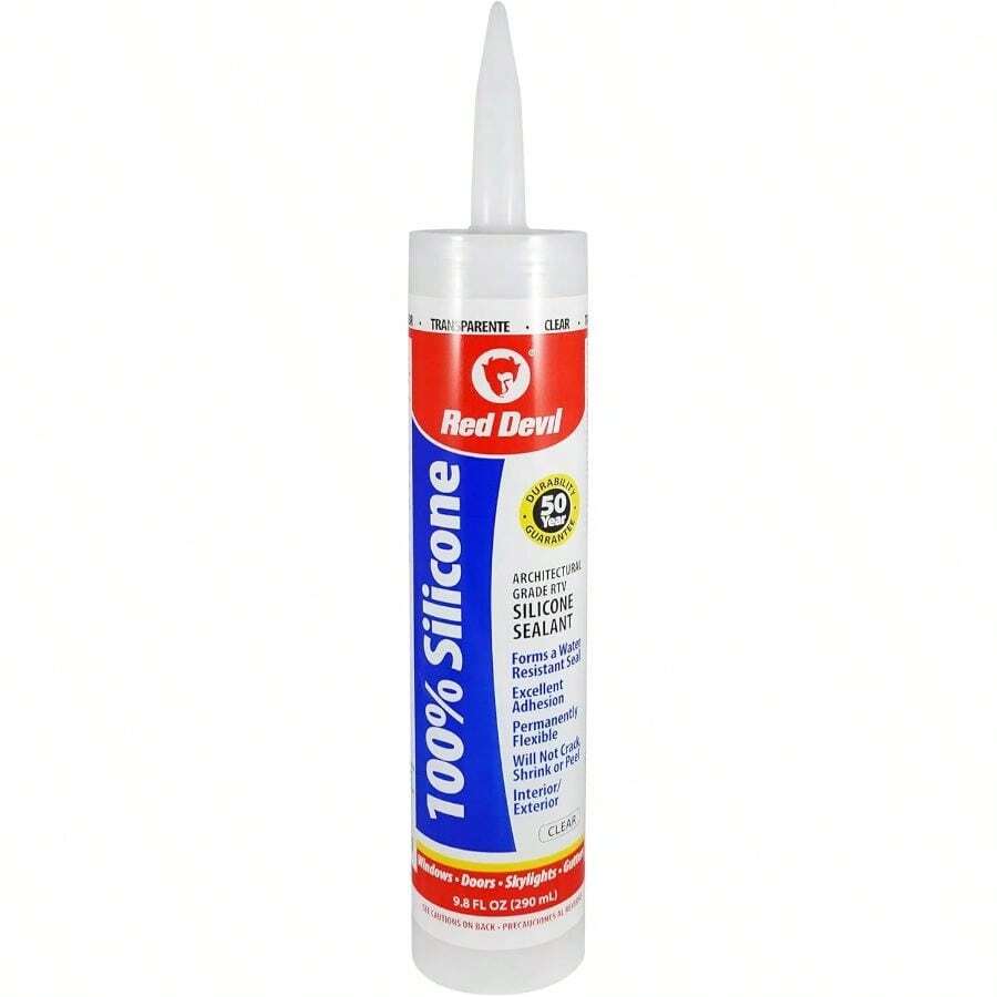 0826 Silicone Sealant Architectural Grade, 9.8 Oz. - Clear + 9.8 Oz + Pack Of 1 - View 1