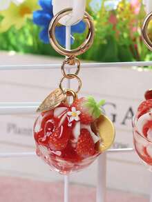 1pc Creative Food Series Personalized Backpack Charm, Cute Girl Accessory, Realistic Food Pendant - Multicolor - View 14