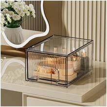1pc Stackable Transparent Acrylic Desktop File Organizer, Vertical Transparent Document Holder For Office Paper And Notebook Storage - Single Piece - View 8