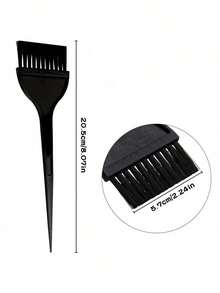 1/3/5 piezas Juego de brochas profesionales para teñir el cabello para salón y herramientas de peinado DIY en casa, Juego de brochas profesionales para teñir el cabello, Adecuado para salón, peluquero, accesorios de peinado DIY - multicolor - Ver 5
