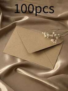 10pcs Envelopes, Office Envelopes, Wedding Invitation Cards, Western Business Invitation Letters, Holiday Gifts, Party Decoration Envelopes, Multi-Style & Multi-Color, DIY Handmade Storage, Solid Color Invitations Back To School - Multicolor - View 26