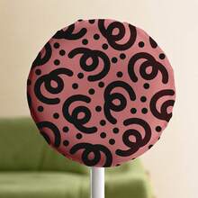1pc Fan Dust Cover, Colorful Graffiti Printed Polyester Fan Protective Cover, All-Season Dust Cover, Compatible With Floor-Standing & Wall-Mounted Industrial/Commercial/Residential Fans, Dustproof, Debrisproof, Easy Installation, Easy To Carry - Full Coverage - View 10