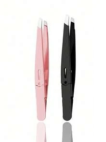 1/3/5pcs High Precision Eyebrow Tweezers, Stainless Steel Eyebrow Tweezers, Suitable For Fine Hair And Beard, Ultra-Thin Flat Head Trimming Tool, Suitable For Home And Salon Use - Multicolor - View 13
