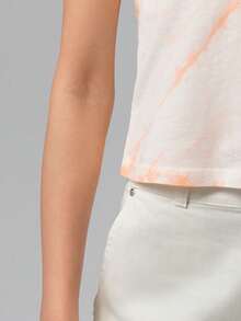 Jordan Women's AS W J BRK SS SHGF GFX TEE AOP Short Sleeve Knit Collarless T-Shirt TIR0775-133 - Orange - View 3