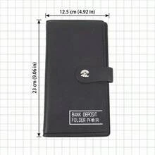 Card Holder Certificate Holder Check Organizer Cash Organizer Transparent Bill Holder Office Receipt Payment Book - A - View 12