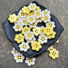 10pcs DIY Cute Flower Versatile Colorful Buttons For Sweater Jacket Decoration And Fastening - Multiple Styles - View 5