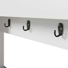 Kitchen Buffet With Tabletop 175cm - White And Wood Finish - Natural and White - 查看 11