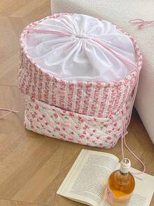 A Super Large, Attractive, And Practical Drawstring Storage Basket. Ideal For Wardrobe Organization, Portable Picnic Storage, Bedroom Storage, Wardrobe Decoration, Toy Storage, Laundry Basket, And A Must-Have For Every Home. - Multicolor - View 4
