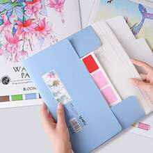 Watercolor Coloring Notepad With Drawing Paper, Kids' Self-Contained Paint Filling Watercolor Painting Book, DIY Stress Relief Picture Book Back To School - Multicolor - View 4
