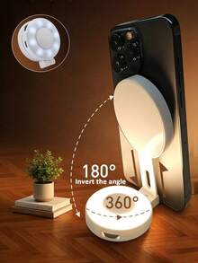 LED Foldable Magnetic Fill Light, Adjustable Multi-Angle Lighting, Suitable For Selfie, Video, Photography, Lighting, Fill Light, Magnetic Fill Light, 3-Level Dimmable, Lighting Fill Light - Fill Light - View 3
