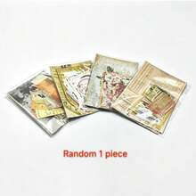 50pcs Random Vintage Collection Material Pack Memory Post Office Series Scrapbook DIY Collage Background Material Paper, Single Pack And 4-Pack Combination Available - Multicolor - View 13