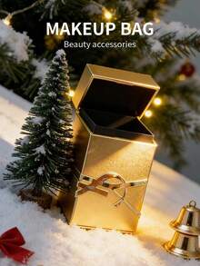 Yves Saint Laurent Modern Simple Golden Beauty Bag Fashion Multi-Purpose Organizer For Daily Outing Office Use Elegant Surprise Gift For Female Friends YSL-GIFT-152 - Gold - View 5