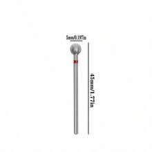 Professional Foot Nail Drill Bit 5.0mm Callus Nail Drill Bit Red Round Storage Box - Multicolor - View 4