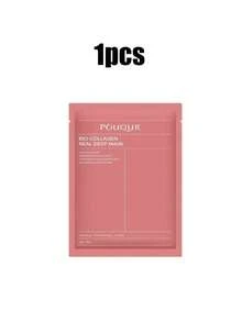4/1 Collagen Deep Moisturizing Facial Mask, Overnight Moisturizing Hydrogel Facial Mask, Anti-Wrinkle & Lifting, Deep Hydration, Overnight Facial Mask, Pore Tightening, Improve Elasticity - Pink - View 9
