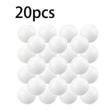 20 quả bóng golf xốp, cảm giác chân thực và bền bỉ, thiết kế hạn chế bay xa, phù hợp dùng trong sân vườn, trong nhà hoặc ngoài trời, phụ kiện golf - Nhiều màu - Xem 16