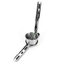 Large Stainless Steel Potato Ricer Masher Fruit Press Juicer Crusher Squeeze - Silver - View 4