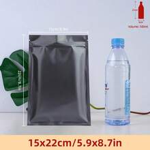 50/100個可重複密封鋁箔袋，啞光彩色紅色Mylar袋，附平面拉鍊鎖，適用於食品儲存袋、糖果餅乾零食、口紅、珠飾、零售包裝、情人節節日婚禮派對禮品用品 - 彩色 - 查看 128
