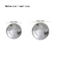 1/2/3pcs Stainless Steel Steamer Rack, Multi-Layer Perforated Steamer Pot, Kitchen Essential, Steaming Cooking, Steamer, Multi-Functional Stackable Design, Suitable For Vegetables, Bread, Eggs And Seafood - View 14
