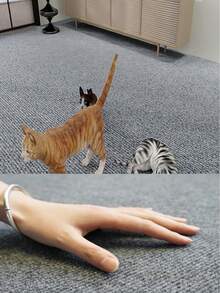 1pc Self-Adhesive Cat Scratching Pad, Suitable For Wall, Carpet, Sofa And Furniture Protection, Compatible With Cat Tree, Self-Adhesive Cat Scratching Pad, Carpet Sofa Furniture Protection Pad, Pet Scratching Toy, Cat Scratching Training Board, Self-Adhesive Cat Climbing Pad, Can Be Cut To 200cm*40cm, Self-Adhesive Durable, Scratch-Resistant, Wear-Resistant, No Shedding, Cat Scratching Wall Sticker, Ideal Cat Toy - 300cm*40cm - View 9