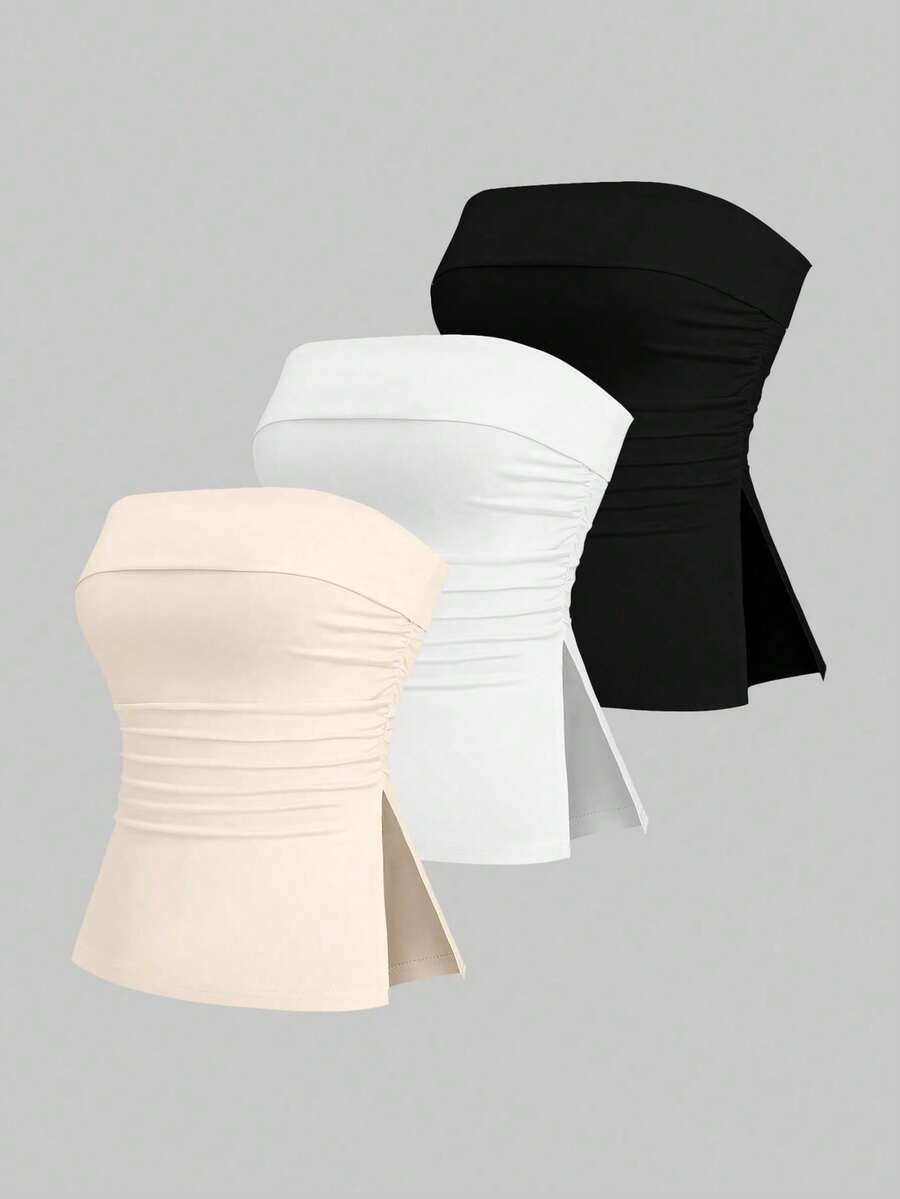 Top tubo versátil y casual para mujer - Multicolor 2 - Ver 1