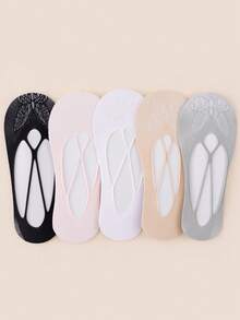 1 Pair Random Color Women's Cute 3D Cartoon Animal Pattern Low-Cut Invisible Boat Socks - Multicolor - View 3