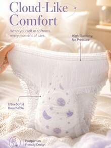 Upgraded High Elasticity Overnight Leak-Proof Ultra-Absorbent Breathable Skin-Friendly Disposable Period Panty Maternity Sanitary Pads - View 4