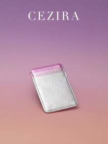 CEZIRA 女款 PU 皮革 RFID 防盜配色信用卡夾 多卡槽 金屬感彩色簡約時尚薄款短夾 日用錢包 - 彩色 - 查看 7