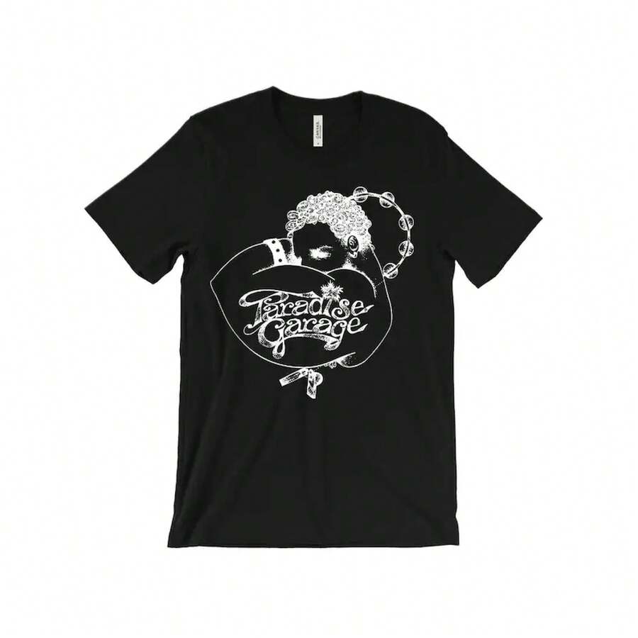 Camiseta Paradise Garage - Larry Levan - Logo - 84 King Street - Discoteca de los años 80 en la ciudad de Nueva York - Camiseta de música dj disco funk soul - Negro - Ver 1
