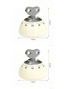 3/2/1pc Magnetic Mechanical Timer, No Battery Required, Suitable For Kitchen Cooking, Baking And Studying, Back To School Season Gift, Perfect For Moms - Multicolor - View 22