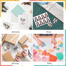 1pc 4-In-1 Paper Trimmer, Paper Cutting Tool, Photo/Paper Cutting Tool, Multi-Function Paper Cutter, Wave Line Cutting, Suitable For Crafts, Back To School Supplies And School Supplies. - As Shown In the Figure - View 5