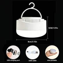 1 قطعة مصباح LED متعدد الوظائف للتخييم، مصباح طوارئ، مصباح يدوي، قابل للشحن عبر USB قابل للتعتيم، مع وظيفة SOS. بطارية قابلة للشحن بسعة 2400mAh، تثبيت مغناطيسي، محمول باليد، معلق، مناسب لإضاءة المنزل، مغامرات السفر، المشي لمسافات طويلة، التخييم، الصيد. - فانوس يدوي - مشاهدة 8