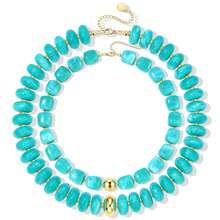 2pcs Colorful Chunky Bead Necklace, Women's Fashion Personalized Neck Chain Necklace, Bohemian Style Summer Jewelry Accessory Gift - Multicolor - View 12