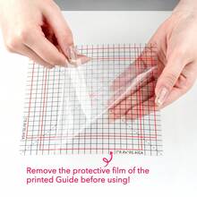 Photopolymer Grip Mat With Printed Guides,Multi-Use Non-Slip Sticky Mats Fit In Stamp Positioning Tool - Set - View 4
