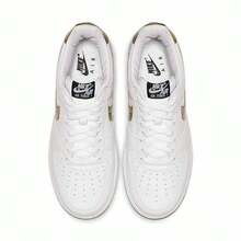 NIKE Air Force 1 Men's Low-Top Lace-Up Thick Sole Cushioned Casual Sports Shoes AO1635-100 - White - View 3