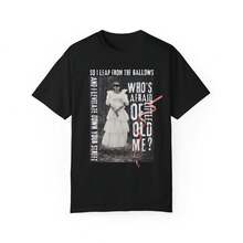 Camiseta "The Real Who's Afraid", Cuello Redondo Estilo Bruja,  1717, Regalos para Ella - Negro - Ver 1
