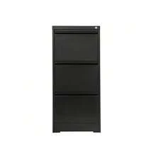 Dokumentenschrank Mit 3 Schubladen, Dokumentenschrank Mit Schloss Und Schlüssel, Multifunktionsschrank, 18,11 * 24,41 * 40,59 Zoll - Schwarz - Übersicht 8