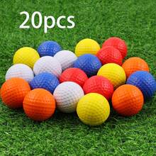 20 quả bóng golf xốp, cảm giác chân thực và bền bỉ, thiết kế hạn chế bay xa, phù hợp dùng trong sân vườn, trong nhà hoặc ngoài trời, phụ kiện golf - Nhiều màu - Xem 11