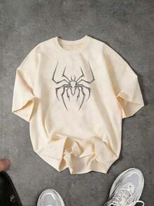 Summer Men's Crew Neck T-Shirts Gym Leisure Vacation High Quality Men's Shirts Fashion Prints Y2K Men's Clothing Festival Sweatshirt Men's Sets Gifts For - 酒紅色 - 查看 1