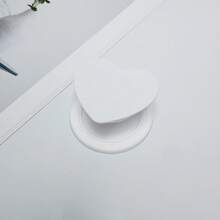 Soporte magnético MagSafe de silicona de unicolor con forma de corazón minimalista, con súper fuerte adsorción, airbag telescópico de escritorio, para mujeres - Multicolor - Ver 8