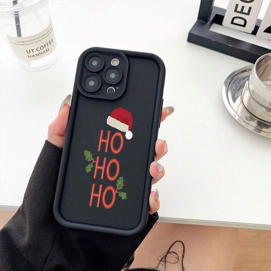 El regalo navideño más vendido: gorro con patrones creativos de dibujos animados, nueva funda para teléfono Tianyan con diseño de escalera, divertida, única y elegante, sencilla, moderna y a la moda, adecuada tanto para hombres como para mujeres, funda para iPhone. - (Un color) 1 unidad por paquete - Ver 1