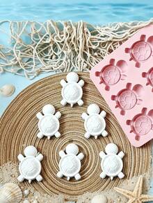Cute 3D Pink Turtle Silicone Ice Mold, Multi-Functional Home Baking Mold. Refrigerator Ice Tray, Suitable For Home, Bar, Club, Whiskey, Party And Gift, Mini Ice Cube Mold, Kitchen Accessories, Home Goods, Baking, Kitchen, Teacher Gift - Turtle Mold - View 6