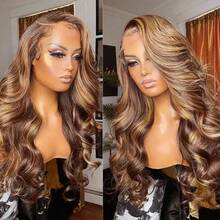 Uveous 40 Inches 250% Density Lace Front Wig Human Hair Body Wave 5x5 Closure Glueless Wigs Transparent Swiss Lace 200% Density 13x4 Lace Front Wigs Human Hair Pre Plucked With Baby Hair For Women Natural Black - S4/27 - 查看 6