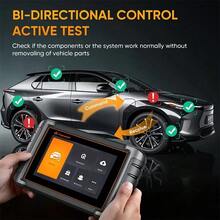 Herramienta de escaneo bidireccional Foxwell NT809, escáner de diagnóstico OBD2 de sistema completo con 30 funciones de reinicio, lector de códigos de falla de automóviles apto para todos los vehículos, herramienta de diagnóstico automotriz profesional - Cableado - Ver 5