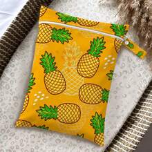 Cute Summer Fruit Print Wet Dry Separation Swimming Bag, Girly Beach & Pool Pouch, Lightweight Travel Storage Organizer - Multicolor - View 25