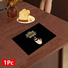1pc Home Decor Coffee Pattern Printed Dish Drying Mat, Espresso Machine Countertop Absorbent Mat, Sink Drain Mat, Kitchen & Bathroom Supplies - Multicolor - View 15