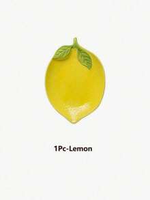 Lemon Pattern Large Ceramic Storage Canister, Heat Resistant Kitchen Container For Stove & Countertop, Dishwasher Kitchen Organizer - Multicolor - View 11