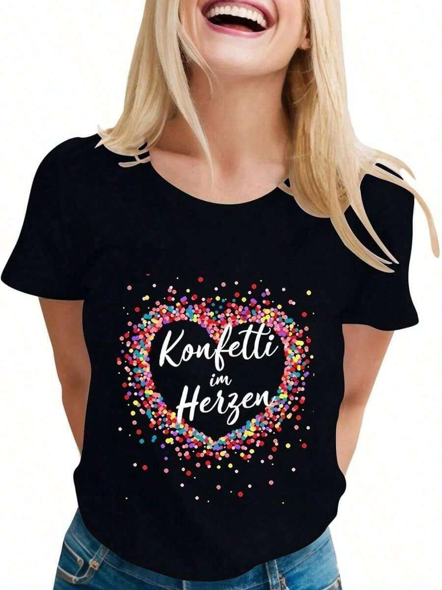 Women's Summer Set, Women's Blouses, Aperol Spritz Women's T-Shirt, Fun Casual Shirt, T-Shirt Costume For Carnival And Mardi Gras With Women's Blouses. Blouses.Blouses Ca - 黑色3 - 查看 1