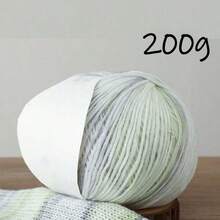 T-Shirt Yarn 200g, Soft Multi-Color Blended Knitting Yarn, Gradient Color DIY Hand Knitting Yarn, Warm And Comfortable Knitting Yarn Suitable For Beginners - STORY - View 20